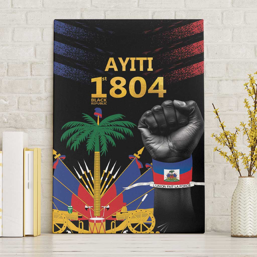 Haiti Independence Day Canvas Wall Art The First Black Republic Since 1804 LT9 - Wonder Print Shop