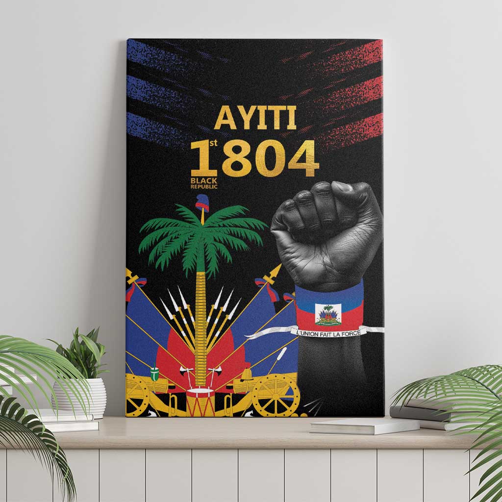 Haiti Independence Day Canvas Wall Art The First Black Republic Since 1804 LT9 - Wonder Print Shop
