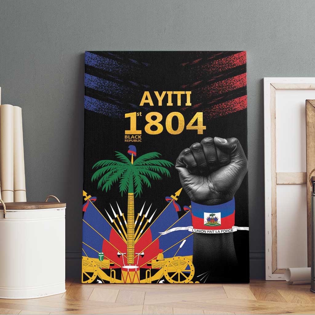 Haiti Independence Day Canvas Wall Art The First Black Republic Since 1804 LT9 - Wonder Print Shop