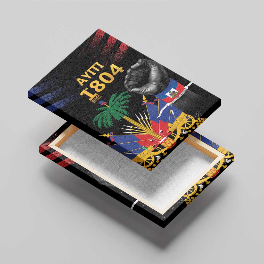 Haiti Independence Day Canvas Wall Art The First Black Republic Since 1804 LT9 - Wonder Print Shop