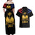 Haiti Independence Day Couples Matching Off Shoulder Maxi Dress and Hawaiian Shirt The First Black Republic Since 1804 LT9 - Wonder Print Shop