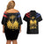 Haiti Independence Day Couples Matching Off Shoulder Short Dress and Hawaiian Shirt The First Black Republic Since 1804 LT9 - Wonder Print Shop