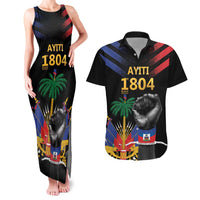 Haiti Independence Day Couples Matching Tank Maxi Dress and Hawaiian Shirt The First Black Republic Since 1804 LT9 - Wonder Print Shop