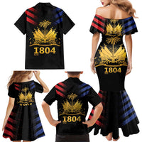 Haiti Independence Day Family Matching Mermaid Dress and Hawaiian Shirt The First Black Republic Since 1804 LT9 - Wonder Print Shop