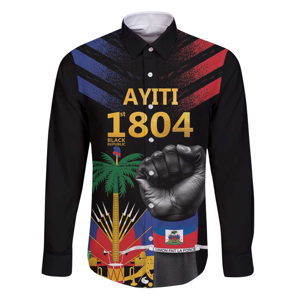 Haiti Independence Day Family Matching Off Shoulder Short Dress and Hawaiian Shirt The First Black Republic Since 1804 LT9 - Wonder Print Shop