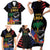 Haiti Independence Day Family Matching Short Sleeve Bodycon Dress and Hawaiian Shirt The First Black Republic Since 1804 - Wonder Print Shop
