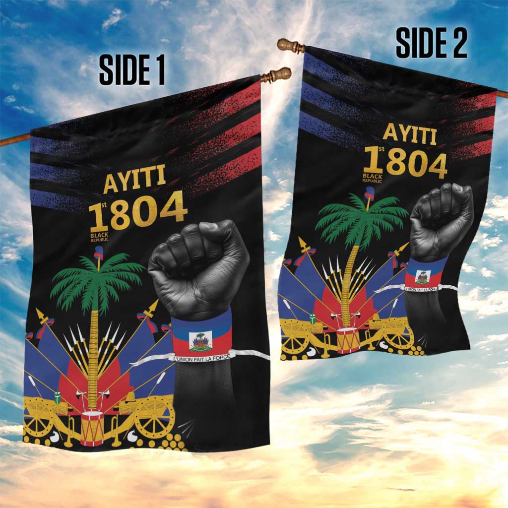 Haiti Independence Day Garden Flag The First Black Republic Since 1804 - Wonder Print Shop