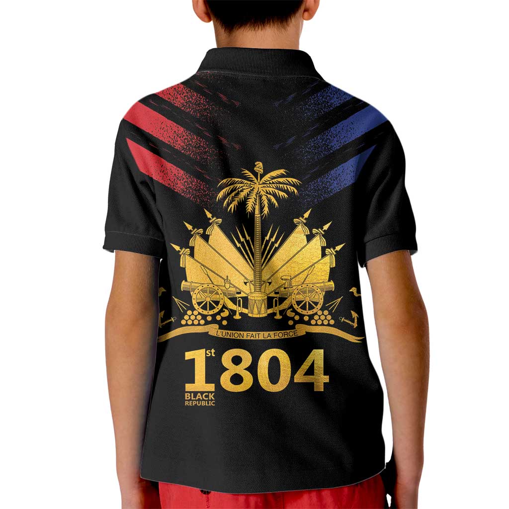 Haiti Independence Day Kid Polo Shirt The First Black Republic Since 1804 - Wonder Print Shop