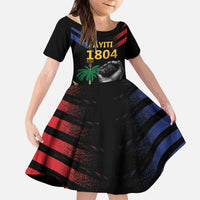 Haiti Independence Day Kid Short Sleeve Dress The First Black Republic Since 1804 - Wonder Print Shop