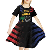 Haiti Independence Day Kid Short Sleeve Dress The First Black Republic Since 1804 - Wonder Print Shop