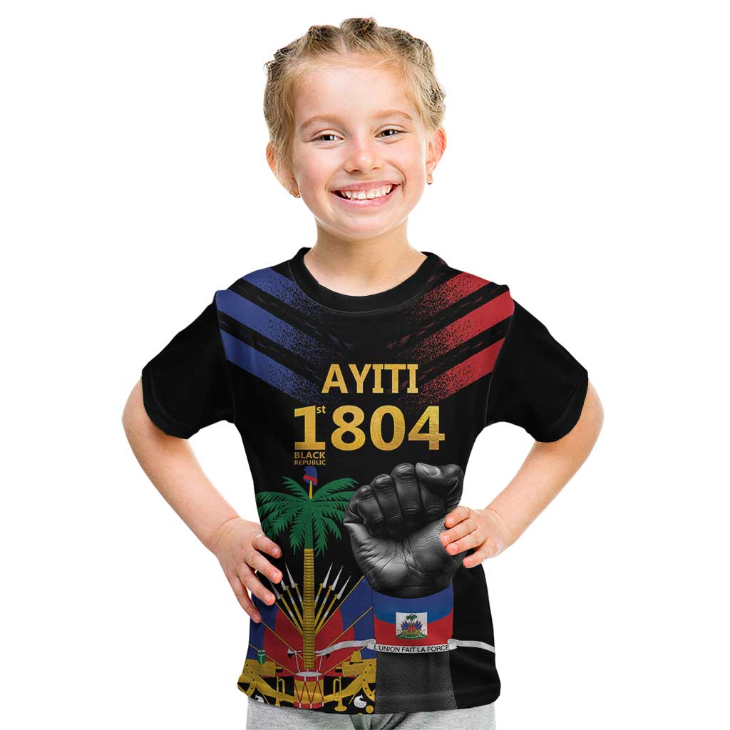 Haiti Independence Day Kid T Shirt The First Black Republic Since 1804 - Wonder Print Shop