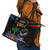 Haiti Independence Day Leather Tote Bag The First Black Republic Since 1804 - Wonder Print Shop