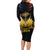 Haiti Independence Day Long Sleeve Bodycon Dress The First Black Republic Since 1804 - Wonder Print Shop