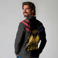 Haiti Independence Day Long Sleeve Polo Shirt The First Black Republic Since 1804 - Wonder Print Shop