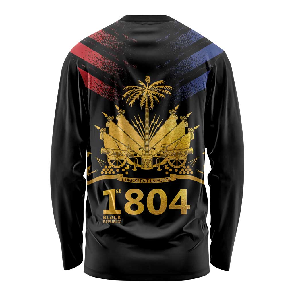 Haiti Independence Day Long Sleeve Shirt The First Black Republic Since 1804 - Wonder Print Shop