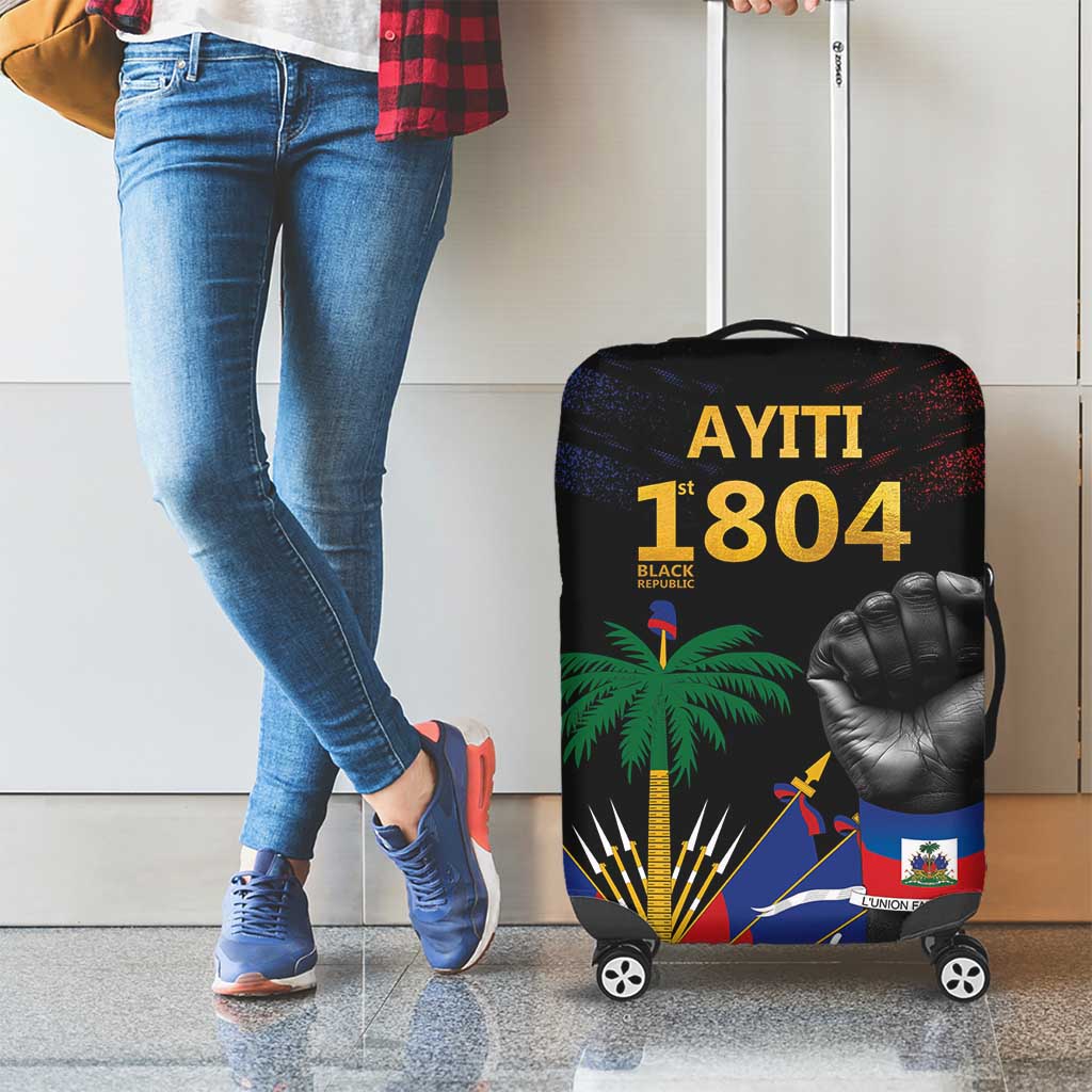 Haiti Independence Day Luggage Cover The First Black Republic Since 1804 - Wonder Print Shop