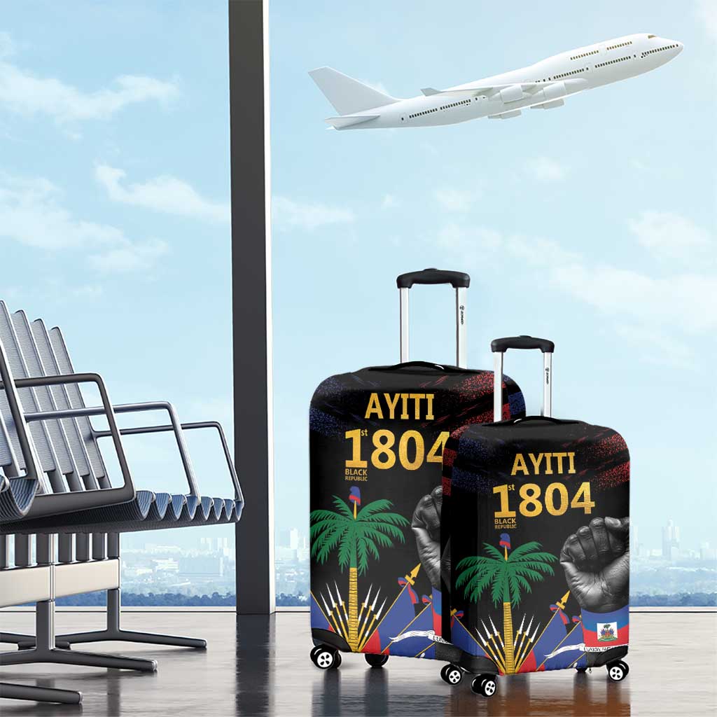 Haiti Independence Day Luggage Cover The First Black Republic Since 1804 - Wonder Print Shop