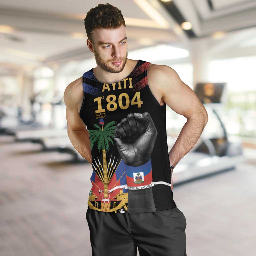 Haiti Independence Day Men Tank Top The First Black Republic Since 1804 - Wonder Print Shop