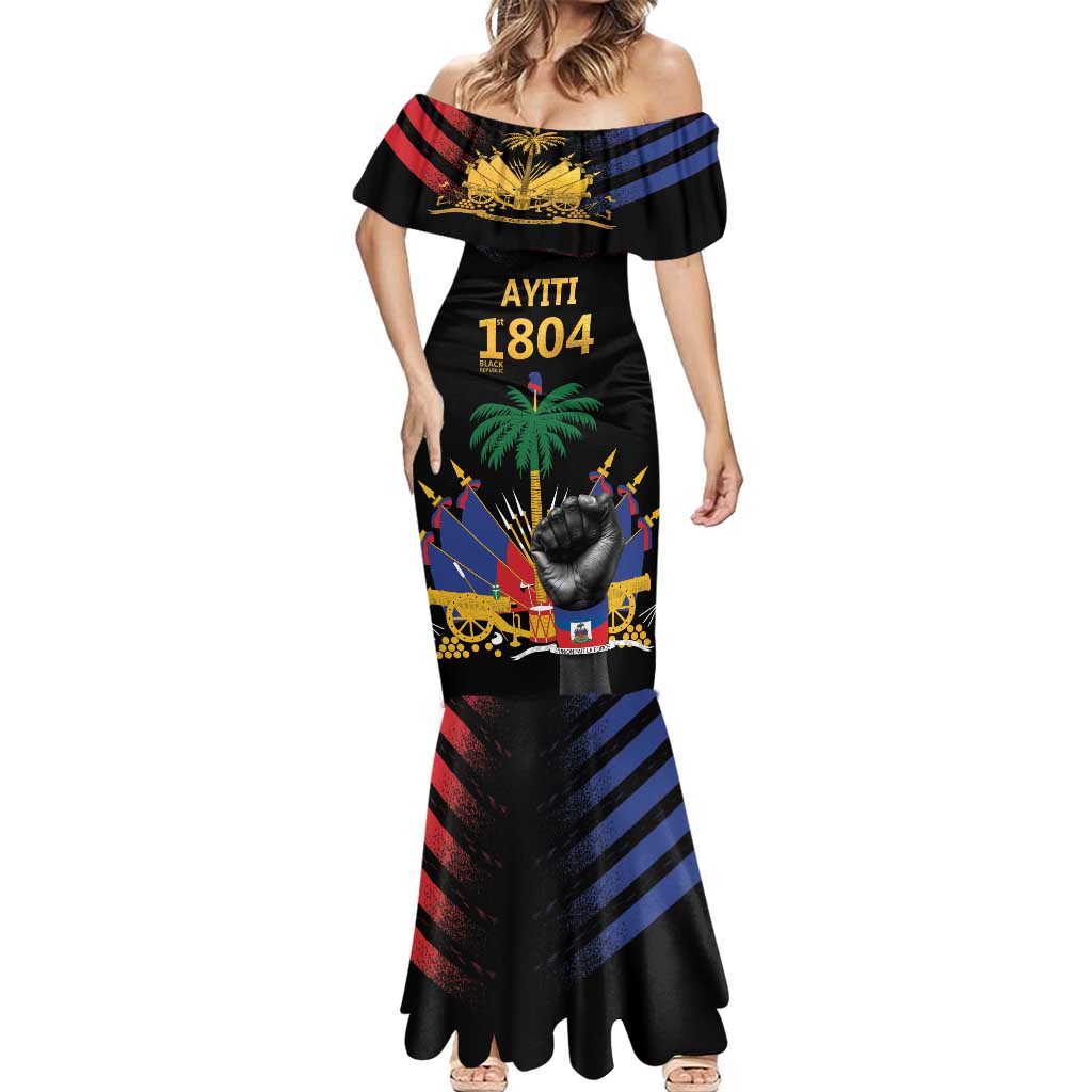 Haiti Independence Day Mermaid Dress The First Black Republic Since 1804 - Wonder Print Shop