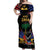 Haiti Independence Day Off Shoulder Maxi Dress The First Black Republic Since 1804 - Wonder Print Shop