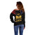 Haiti Independence Day Off Shoulder Sweater The First Black Republic Since 1804 - Wonder Print Shop