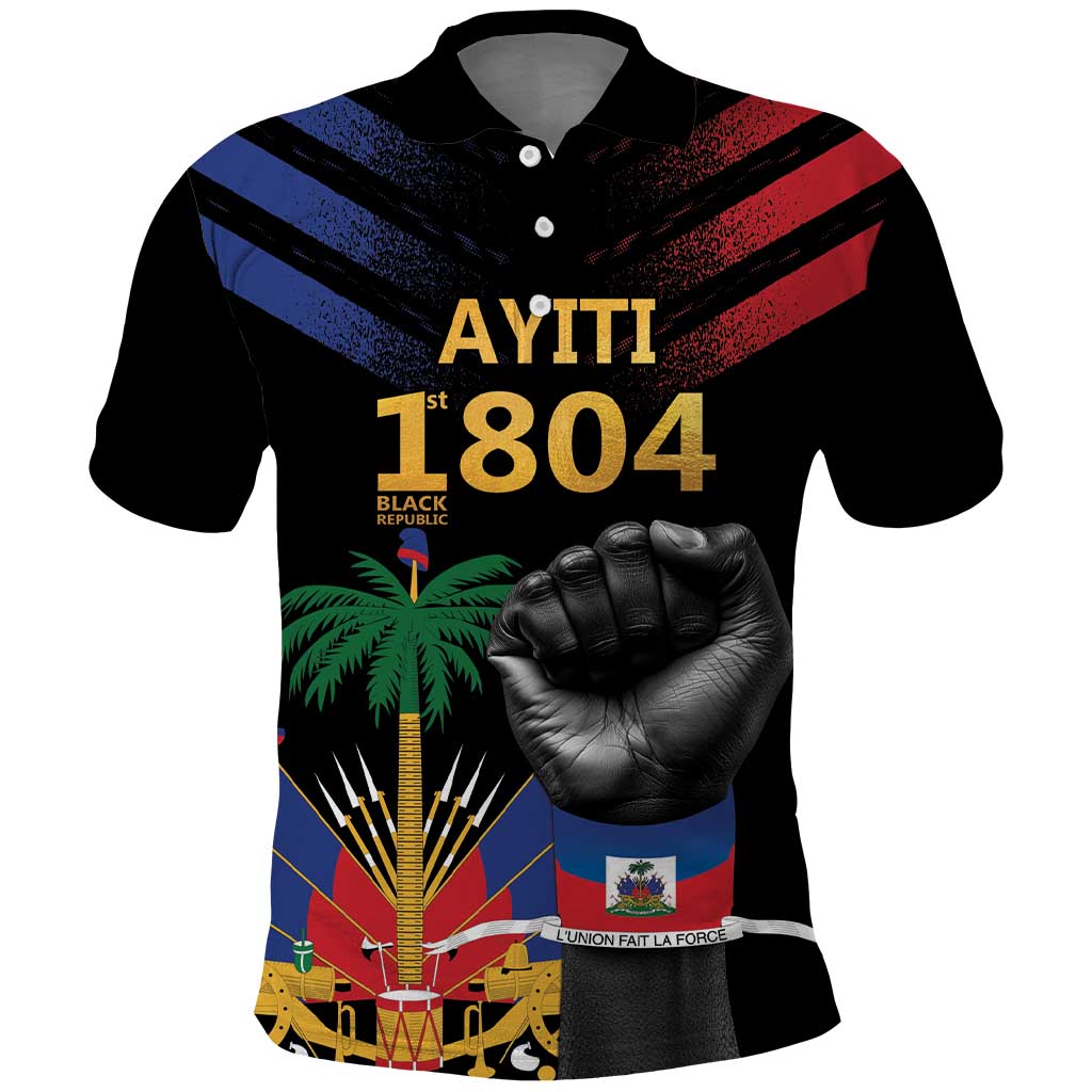 Haiti Independence Day Polo Shirt The First Black Republic Since 1804 - Wonder Print Shop