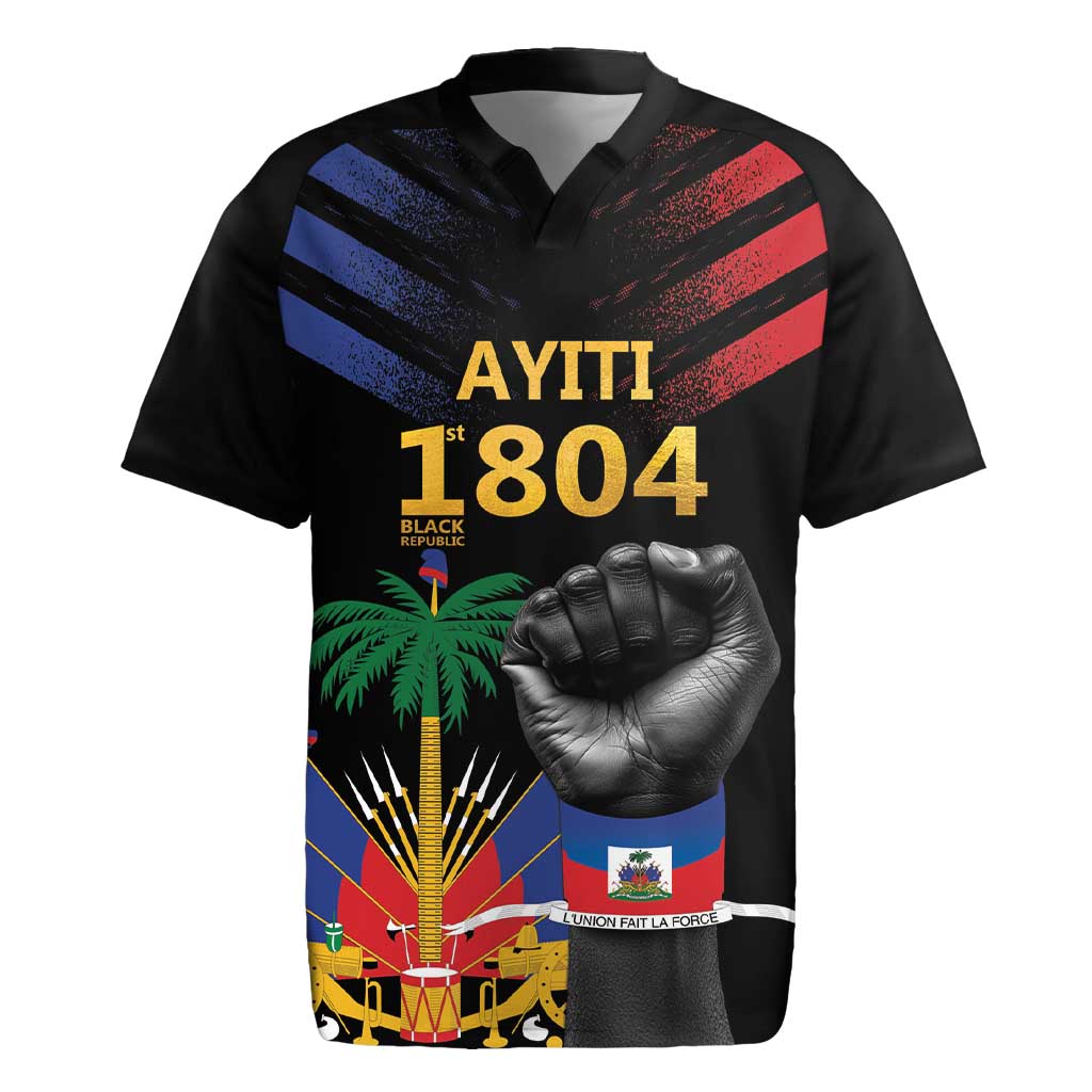 Haiti Independence Day Rugby Jersey The First Black Republic Since 1804 - Wonder Print Shop
