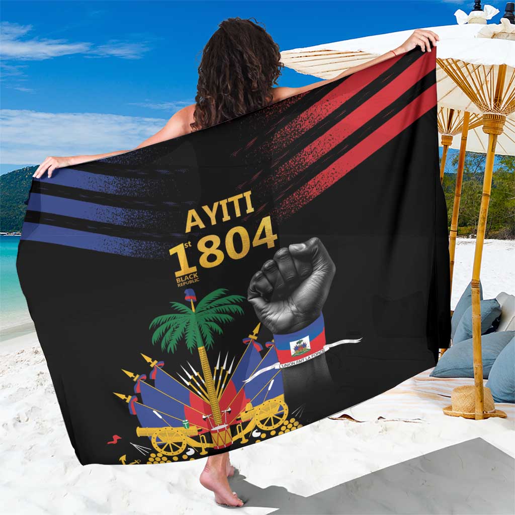 Haiti Independence Day Sarong The First Black Republic Since 1804 - Wonder Print Shop