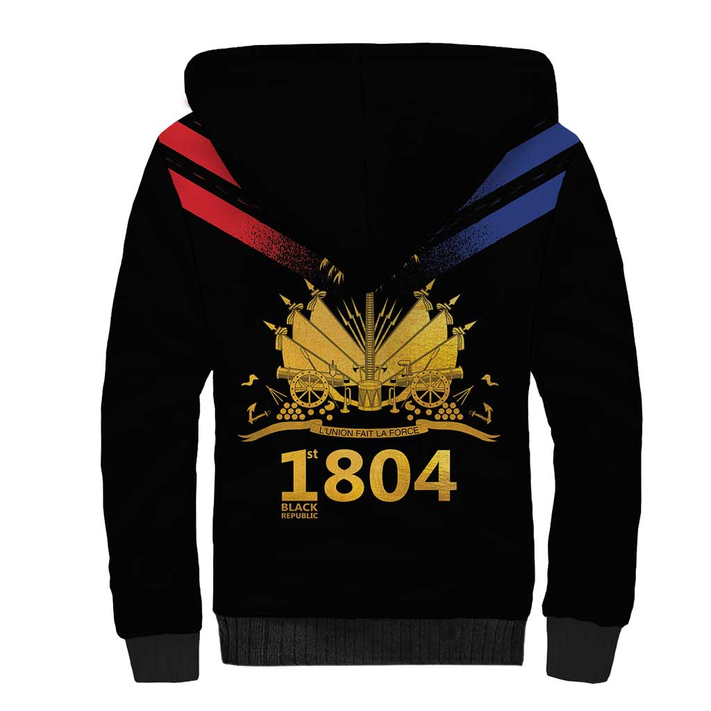 Haiti Independence Day Sherpa Hoodie The First Black Republic Since 1804 - Wonder Print Shop
