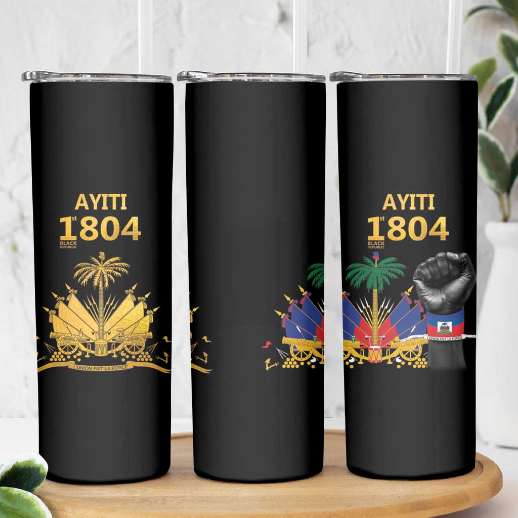Haiti Independence Day Skinny Tumbler The First Black Republic Since 1804 - Wonder Print Shop