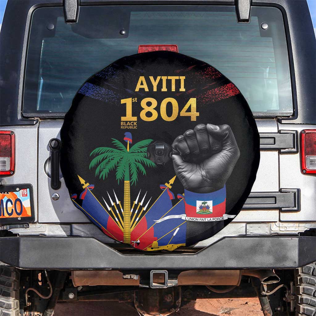 Haiti Independence Day Spare Tire Cover The First Black Republic Since 1804 - Wonder Print Shop