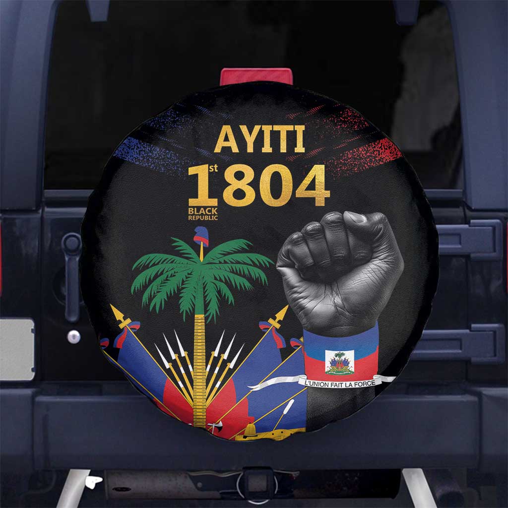 Haiti Independence Day Spare Tire Cover The First Black Republic Since 1804 - Wonder Print Shop