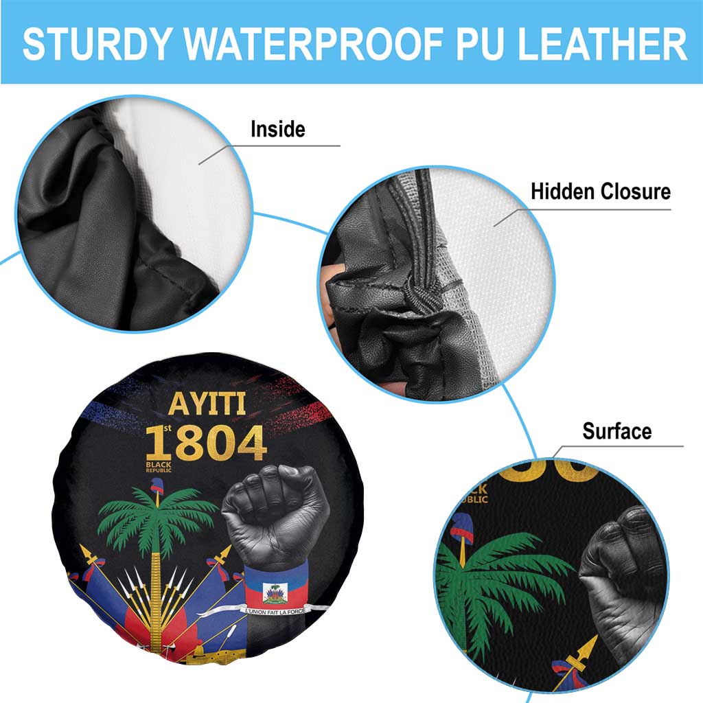 Haiti Independence Day Spare Tire Cover The First Black Republic Since 1804 - Wonder Print Shop
