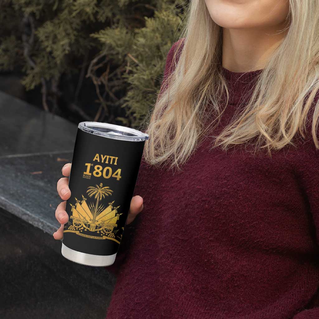 Haiti Independence Day Tumbler Cup The First Black Republic Since 1804 - Wonder Print Shop