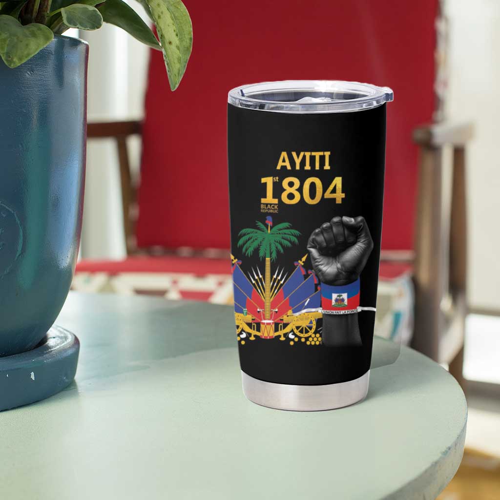 Haiti Independence Day Tumbler Cup The First Black Republic Since 1804 - Wonder Print Shop