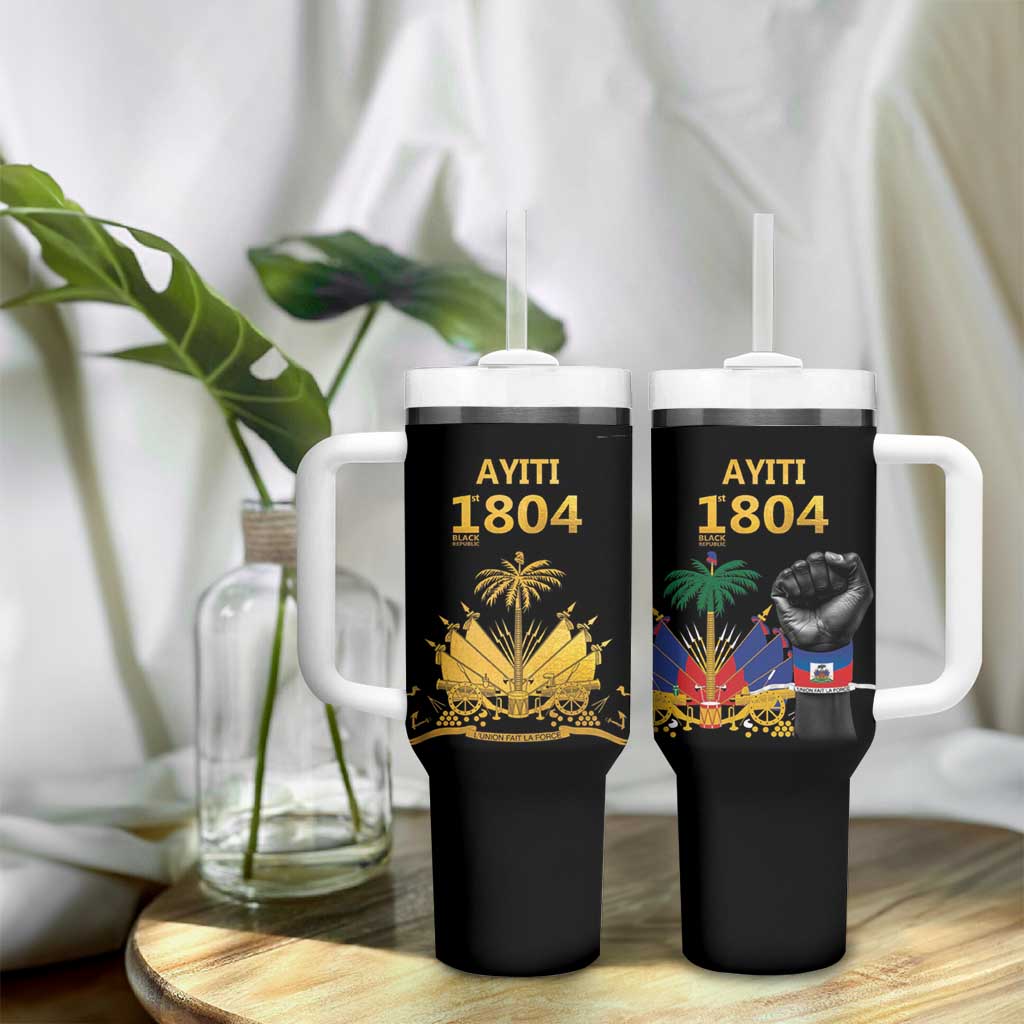 Haiti Independence Day Tumbler With Handle The First Black Republic Since 1804 - Wonder Print Shop