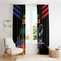 Haiti Independence Day Window Curtain The First Black Republic Since 1804 - Wonder Print Shop