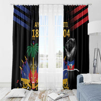 Haiti Independence Day Window Curtain The First Black Republic Since 1804 - Wonder Print Shop