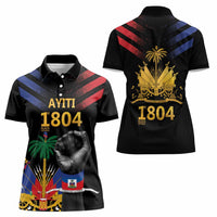 Haiti Independence Day Women Polo Shirt The First Black Republic Since 1804 - Wonder Print Shop