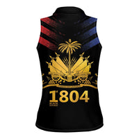 Haiti Independence Day Women Sleeveless Polo Shirt The First Black Republic Since 1804 - Wonder Print Shop