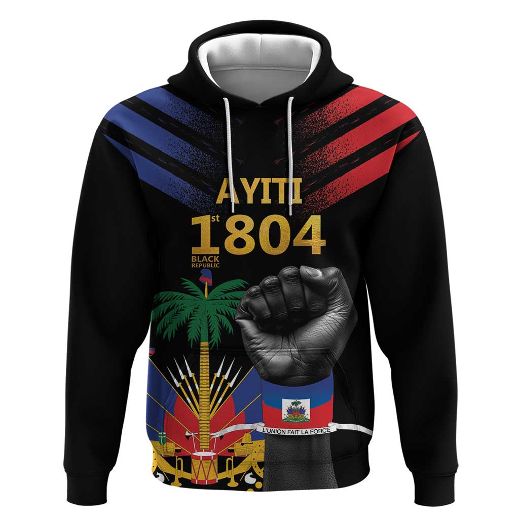 Haiti Independence Day Zip Hoodie The First Black Republic Since 1804 - Wonder Print Shop