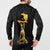 Haitian Negre Marron 1804 Button Sweatshirt Black Polynesian Pattern LT9 - Wonder Print Shop