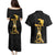 Haitian Negre Marron 1804 Couples Matching Puletasi and Hawaiian Shirt Black Polynesian Pattern LT9 - Wonder Print Shop