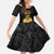 Haitian Negre Marron 1804 Family Matching Tank Maxi Dress and Hawaiian Shirt Black Polynesian Pattern - Wonder Print Shop