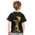 Haitian Negre Marron 1804 Kid T Shirt Black Polynesian Pattern - Wonder Print Shop