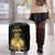 Haitian Negre Marron 1804 Luggage Cover Black Polynesian Pattern - Wonder Print Shop