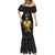 Haitian Negre Marron 1804 Mermaid Dress Black Polynesian Pattern - Wonder Print Shop