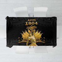 Haitian Negre Marron 1804 Tablecloth Black Polynesian Pattern - Wonder Print Shop