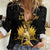 Haitian Negre Marron 1804 Women Casual Shirt Black Polynesian Pattern - Wonder Print Shop