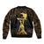 Haitian Negre Marron 1804 Bomber Jacket Gold Polynesian Pattern LT9 - Wonder Print Shop
